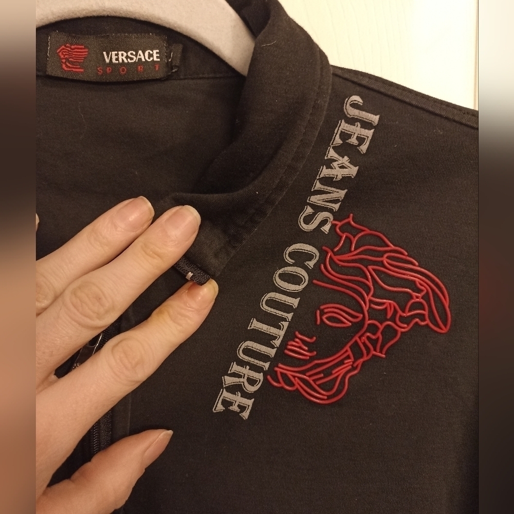 Versace/Mens/Y2K/Vintage/Large/Dark Blue  Polo